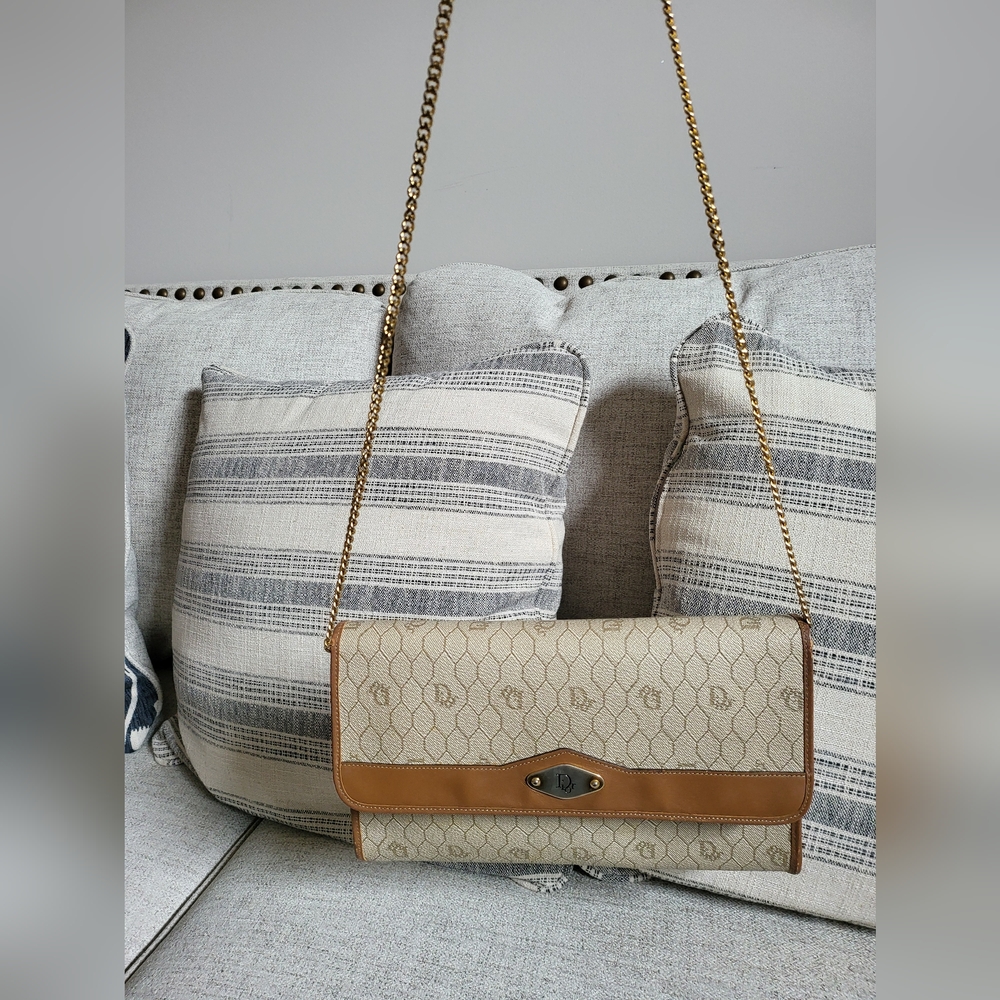 DIOR HONEYCOMB, Chain Shoulder Bag (Vintage)